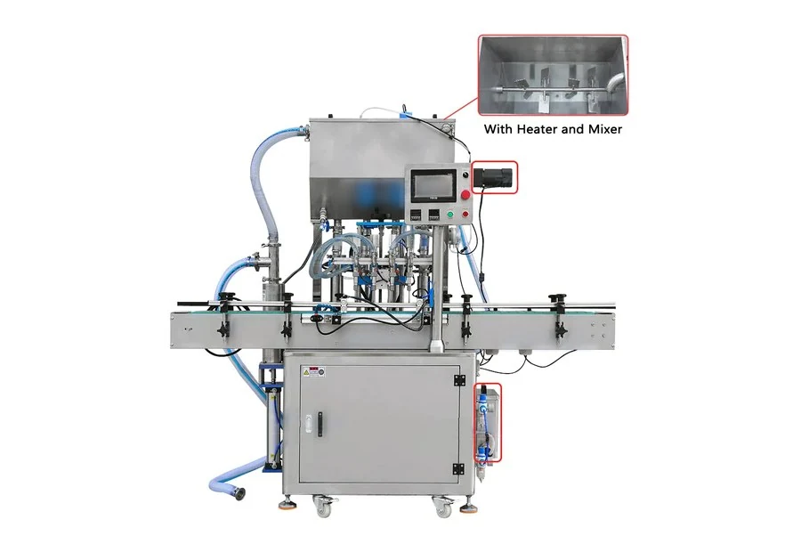 Automatic heated paste filling machine