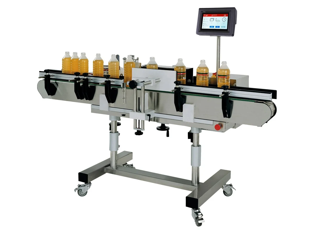 Automatic round jar labelling machine